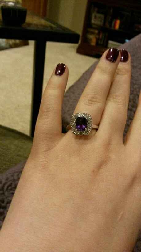 Top heavy rings.