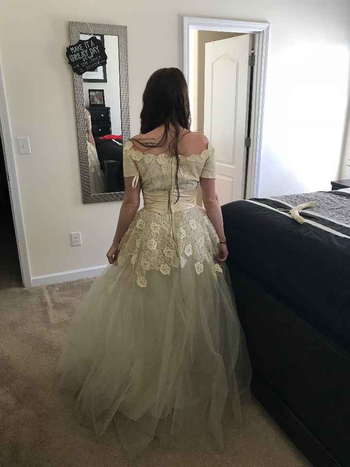grandma's dress -back b4 alterations