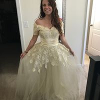 Grandma's dress -front b4 alterations