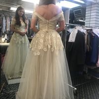 back being alternated. still needs flower petals and zipper added back... IN PROGRESS