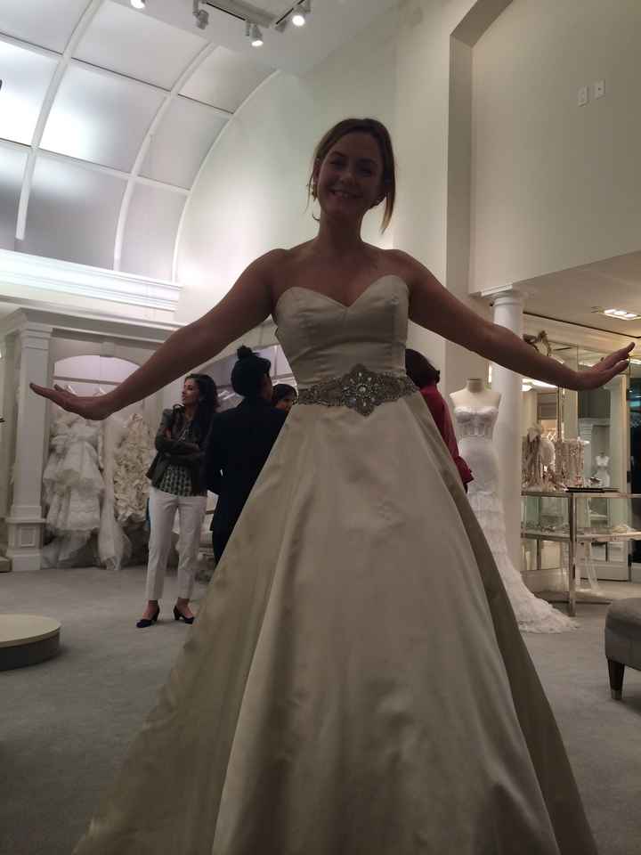 Show me your wedding dresses, and tell me where they are from,and the cost? :)