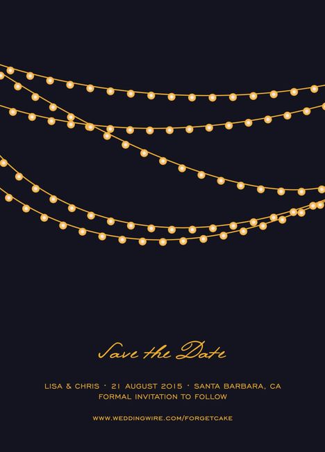 Pictureless Save the Dates - Anyone done it??