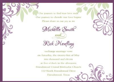 Sample Invitation