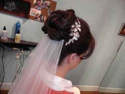 What are you doing for a headpiece?