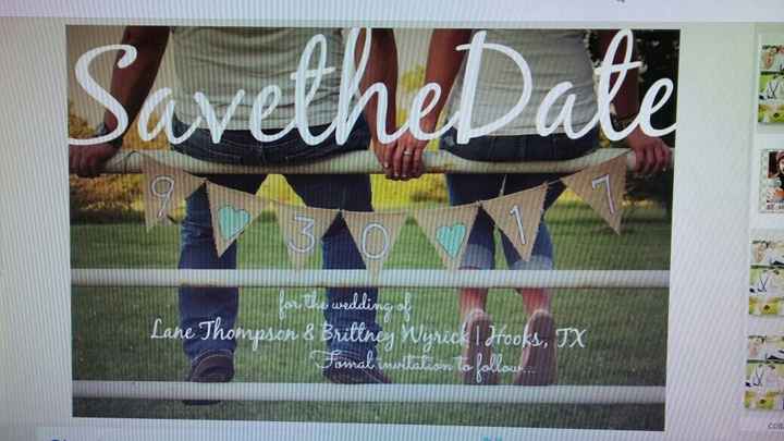 Save the Dates HELP!