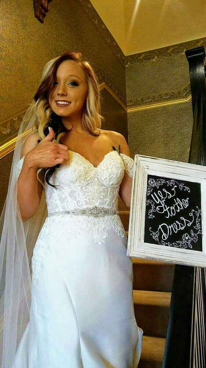 I said YES TO THE DRESS!!!