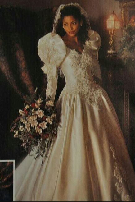 Wearing my mothers 19 yr old wedding dress?