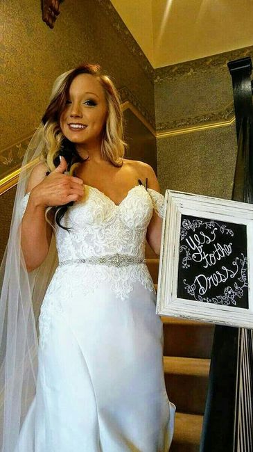 I said YES TO THE DRESS!!!