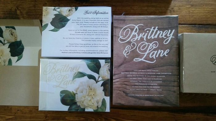 Our Invites came in!!