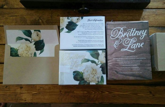 Our Invites came in!!