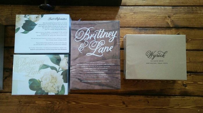 Our Invites came in!!