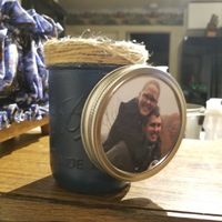 Decorating mason jars - 1