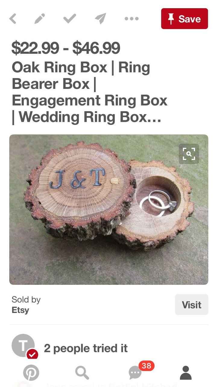 What are your ring bearers carrying?