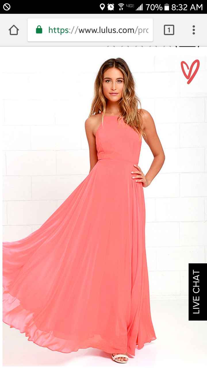 Bridesmaids dresses - 1