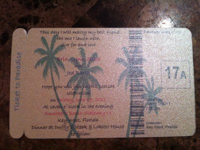 Boarding Pass Invites