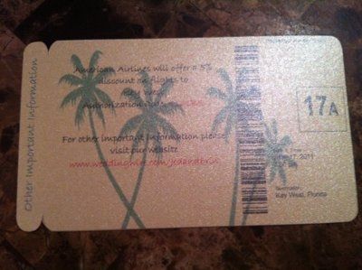Boarding Pass Invites