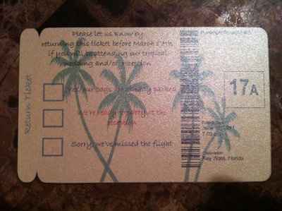 Boarding Pass Invites