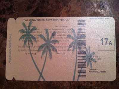 Boarding Pass Invites