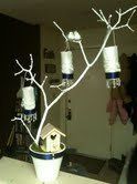 DIY centerpieces and a kissing ball