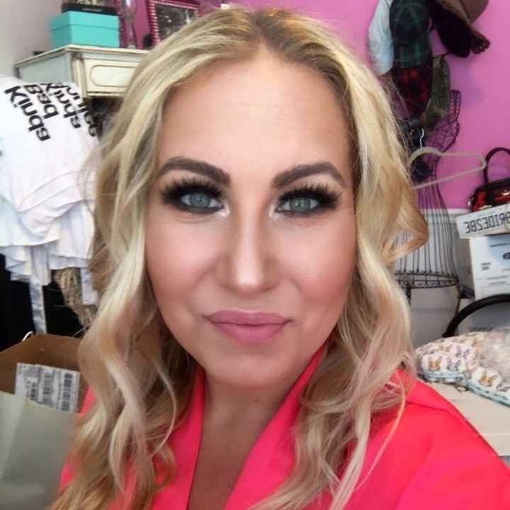 Wedding makeup trial pic, hate my hair trial- help!!!!!