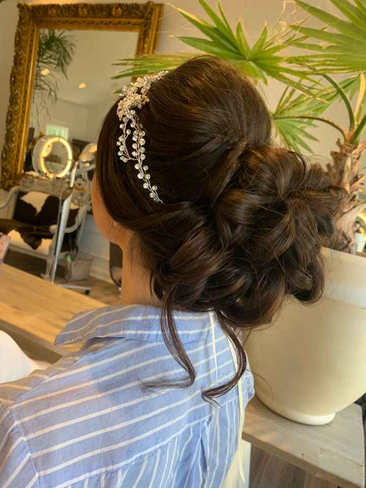 Bridal Hairstyle - Up, down, or half-up? - 1