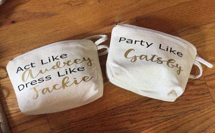 little makeup bags that will go in the bridesmaids tote bag (i'll post those when I have them comple