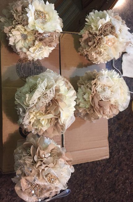 brooch bouquets