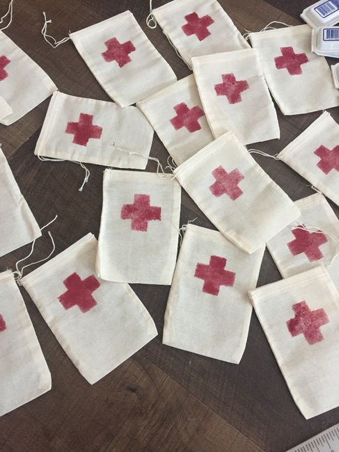 little muslin bags we ordered 50 for $5!