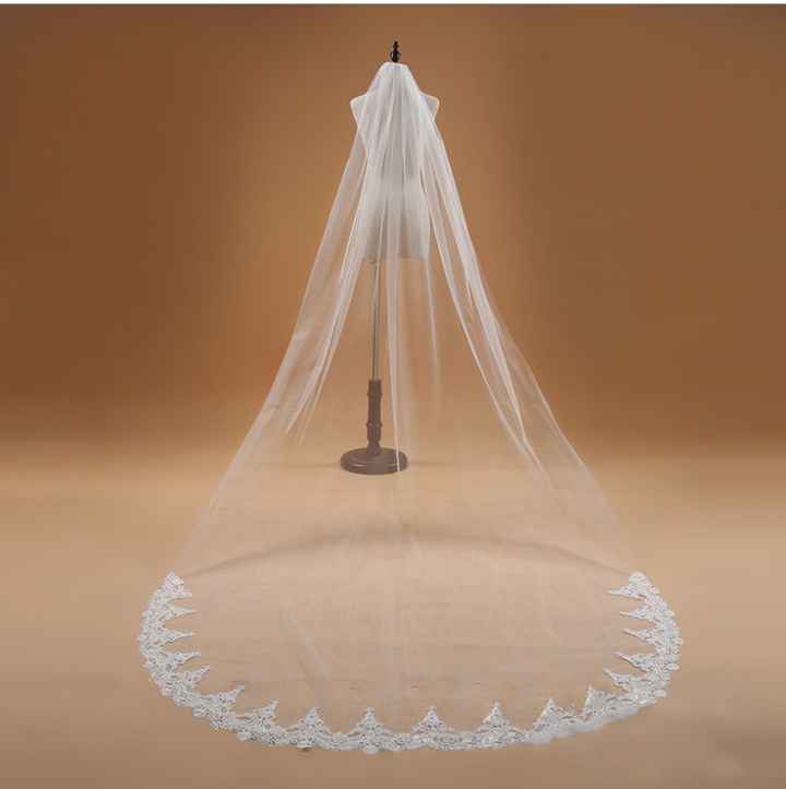 And here's the veil.