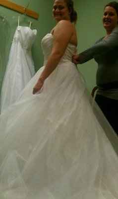 Show off your dress's ladies.