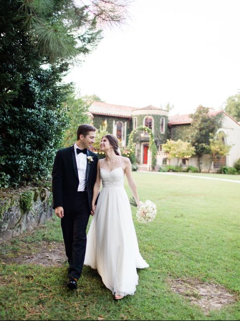 Which came first: booking your photographer or buying your wedding dress? 1