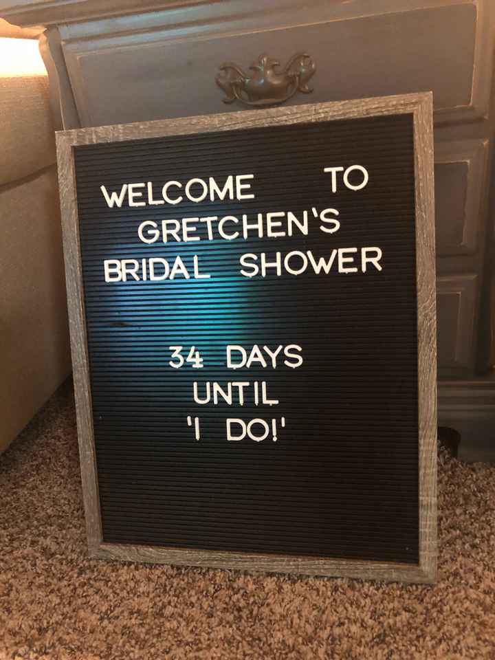 Need ideas for my sister’s bridal shower this weekend! - 1