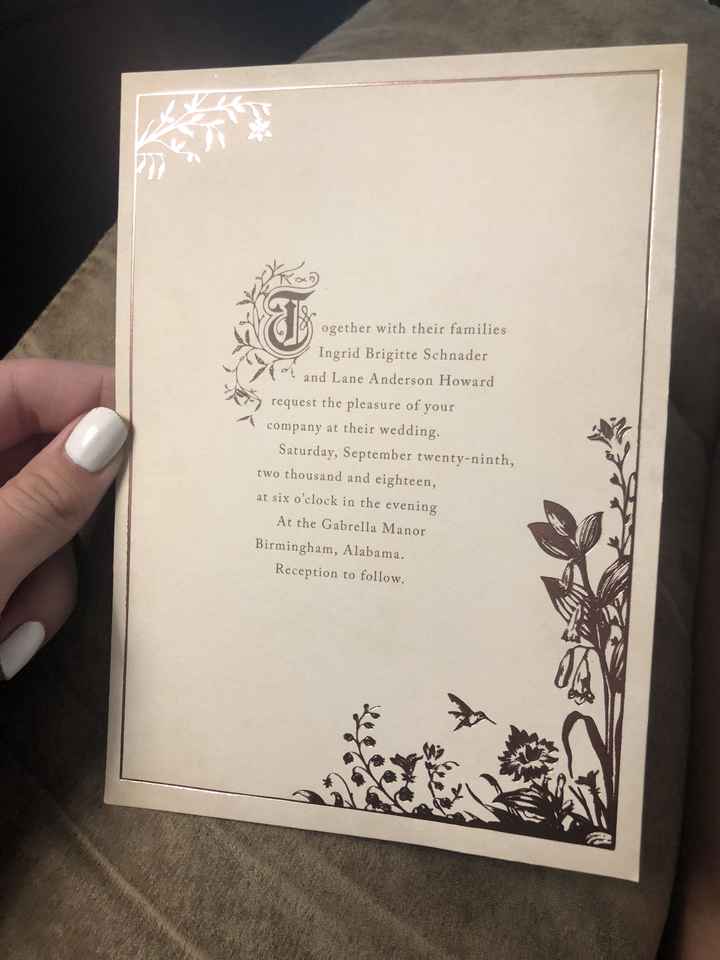 Just sent out my wedding invites 😍 - 1