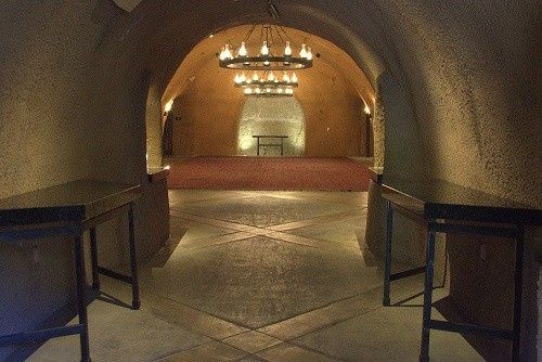 Our DW reception venue (wine cave at Calistoga Ranch)