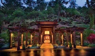 Calistoga Ranch wine cave