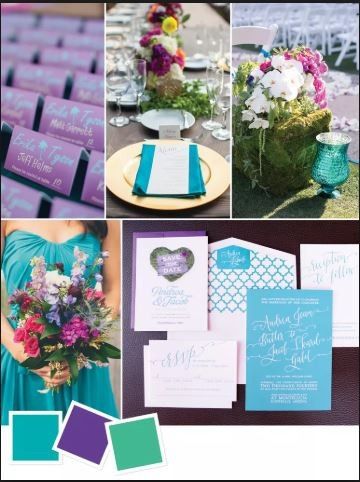 Fall beach wedding colors 2