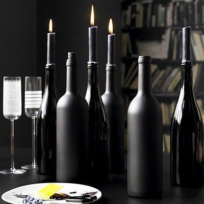diy Decor Idea: wine bottles 5