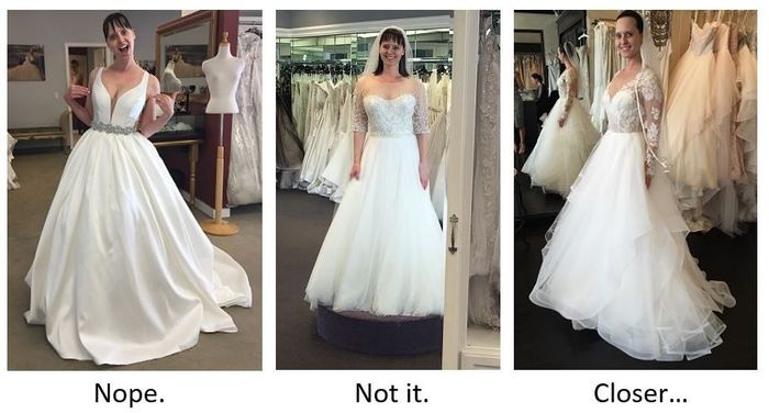 Let's see all the dresses you tried - good and bad 15