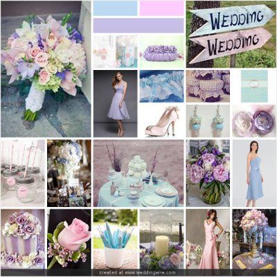 Pink Purple and Blue wedding - 1