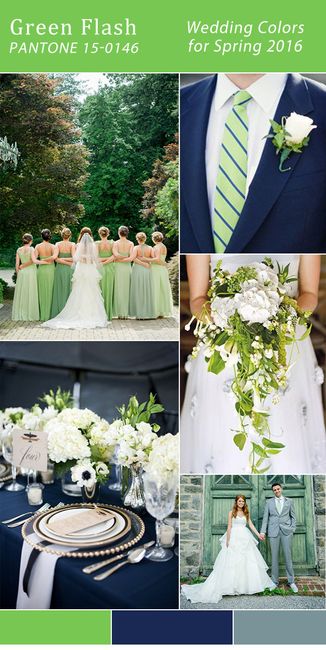 Navy bridesmaid dress for spring wedding - 1