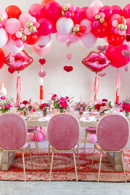 Valentine’s Day themed bridal shower - 3