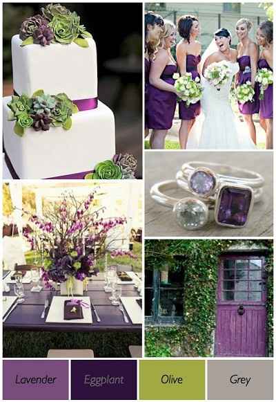 purple wedding