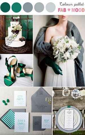 Floral greenery could be the green element too (add gold)