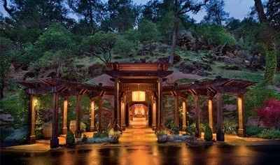 Calistoga Ranch wine cave