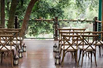 Our ceremony (lake patio)