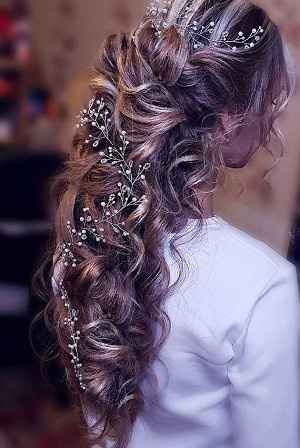 bridal hair