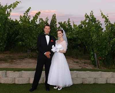 Veil with tea online length wedding dress
