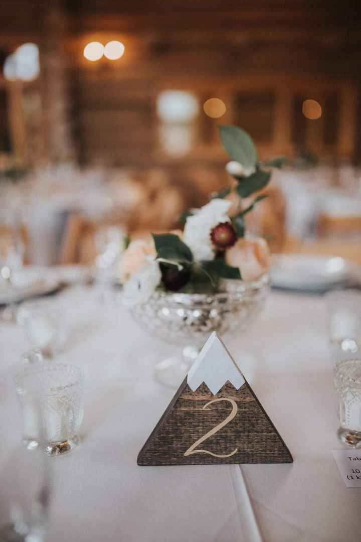 Need Mountain themed wedding decor ideas 7