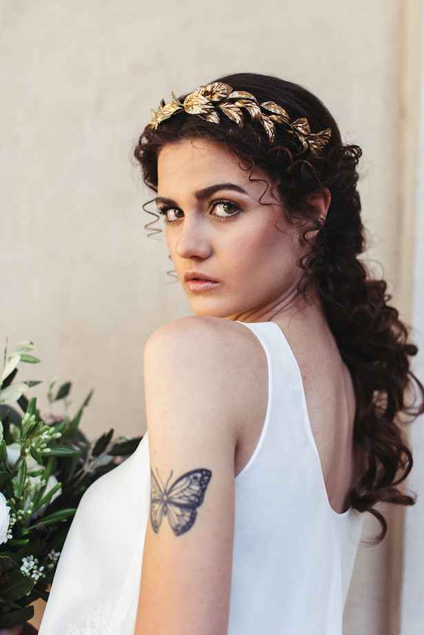 Hair style for one shoulder gown - 4