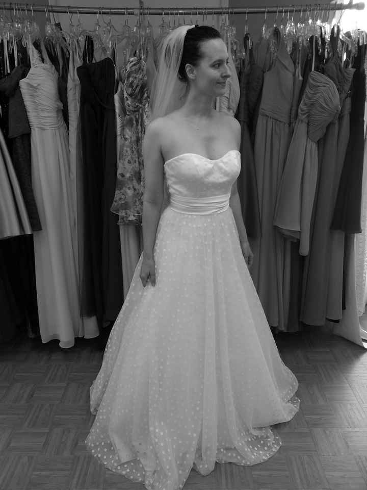 Picking a wedding dress - 1